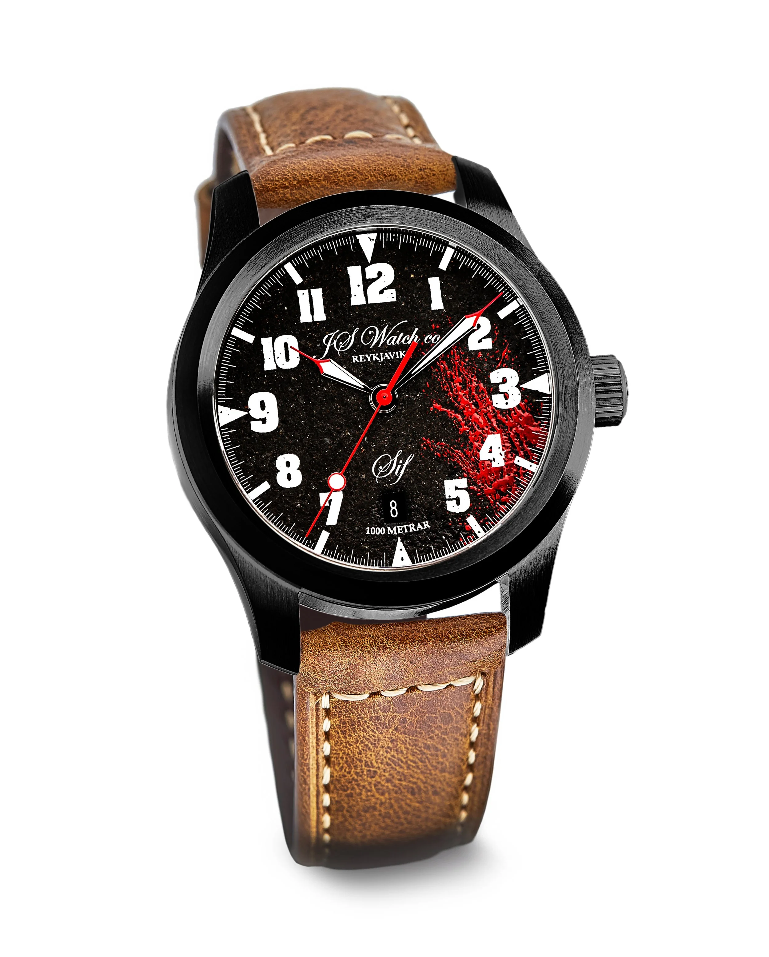 JS Watch Company Reykjavik — Sif NART Volcano - Black case